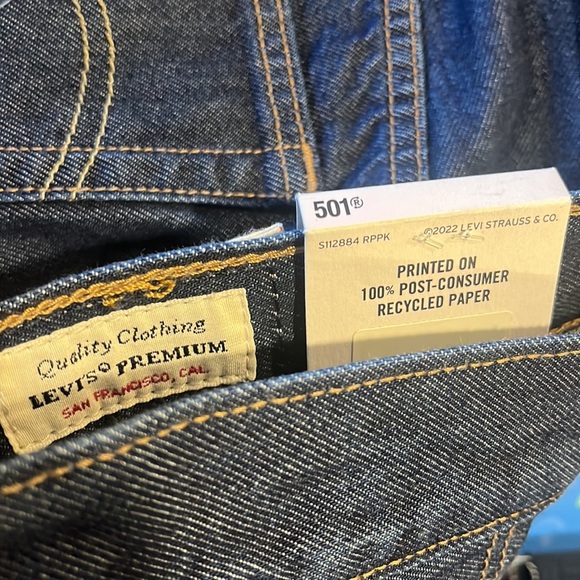 NWT Levi’s Original Style 501s - Picture 7 of 7